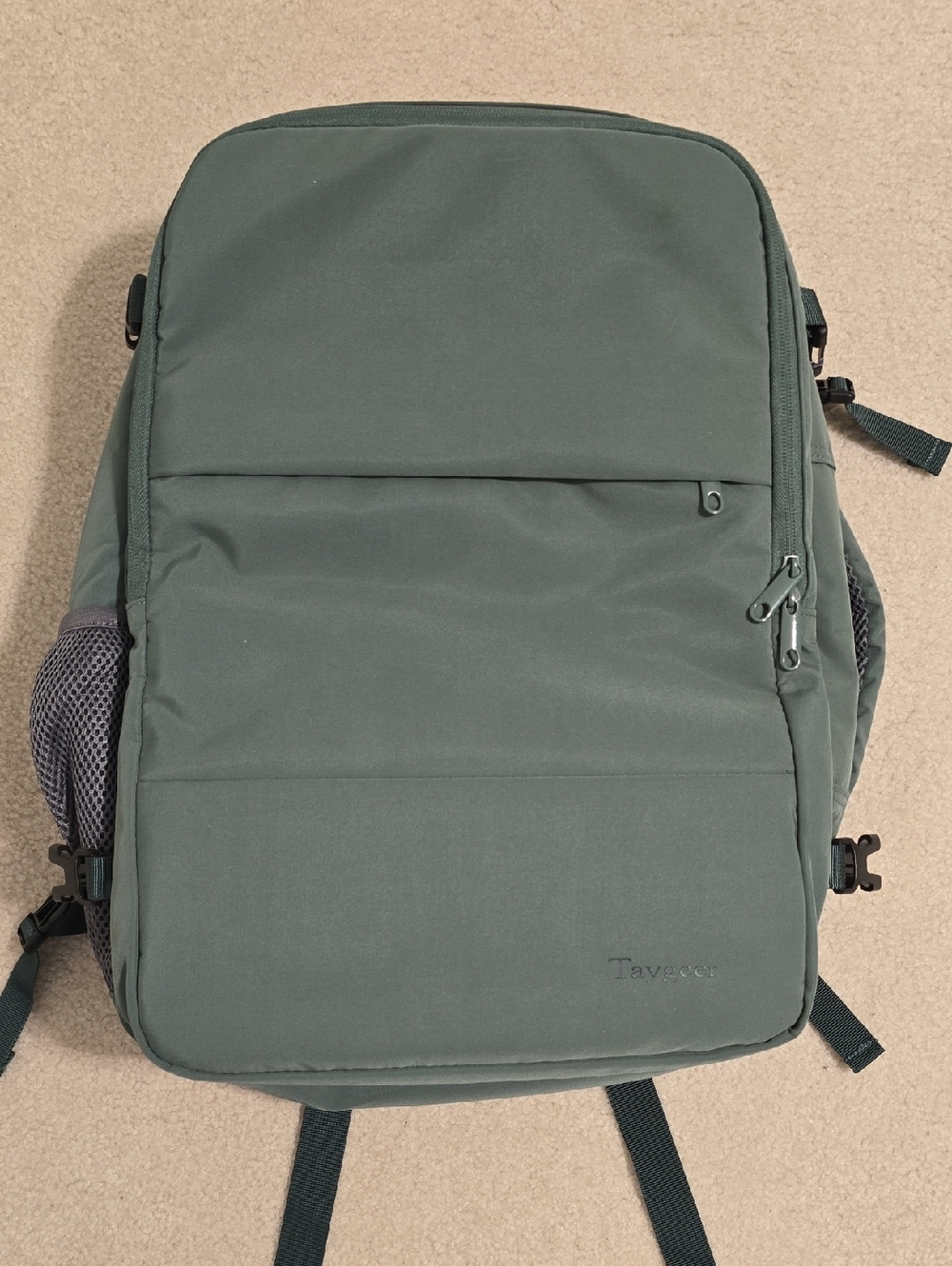 Taygeer Olive Green Carryon Backpack